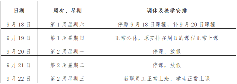 教學(xué)工作安排